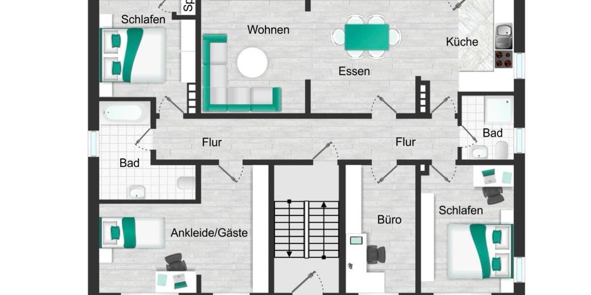 5 Zimmer Wohnung in Arnsberg Zentrum zu vermieten. 5 zimmer