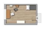 Etagenwohnung Greifswald Groß Schönwalde - 1 Zimmer, 20 m&sup2;, 161&euro; | Angebot:26265856