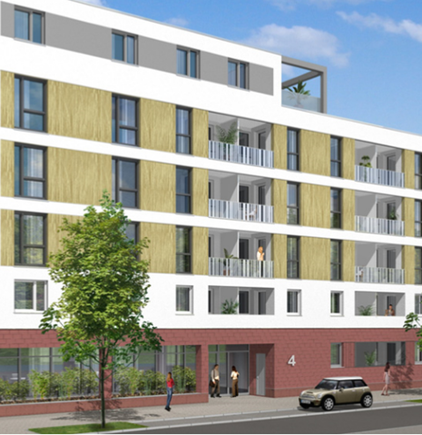 Etagenwohnung Heidelberg Bahnstadt - 1 Zimmer, 34 m&sup2;, 570&euro; | Angebot:26738361