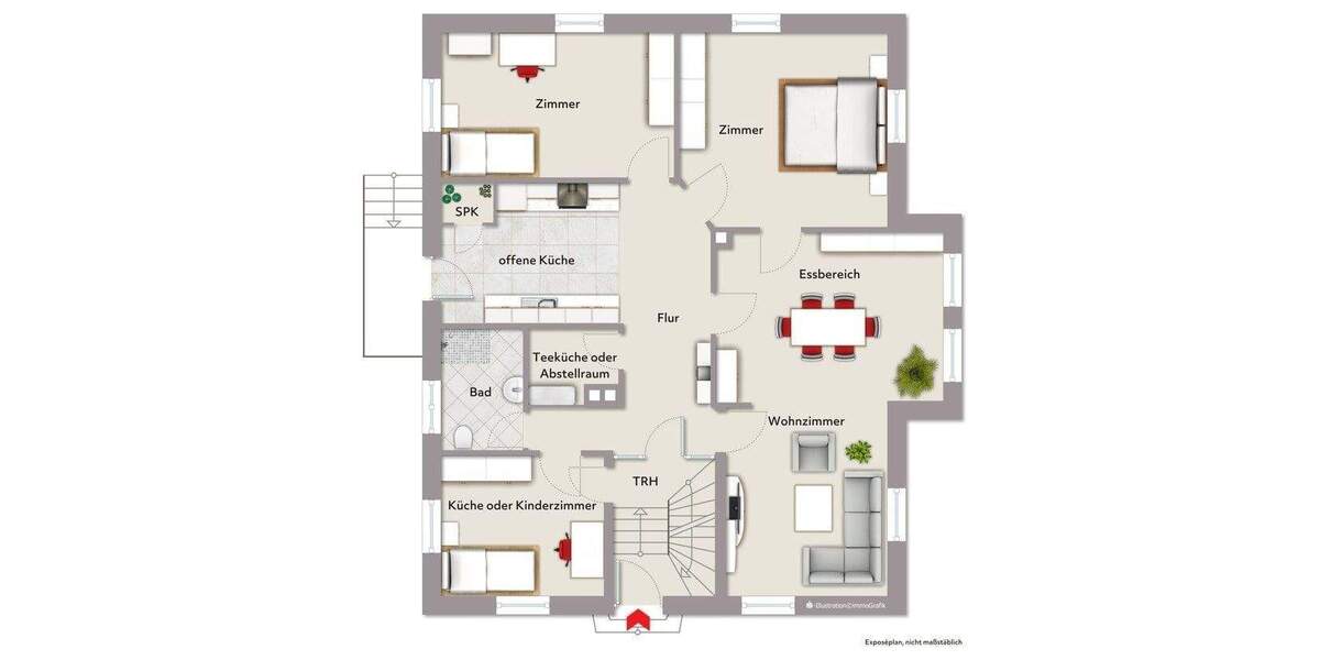 Etagenwohnung Dinkelsbühl - 4 Zimmer, 106 m&sup2;, 700&euro; | Angebot:25729749