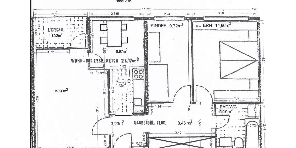 Etagenwohnung Glinde - 3 Zimmer, 74 m&sup2;, 1.350&euro; | Angebot:26552701