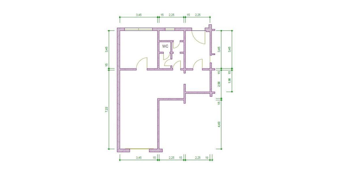 Etagenwohnung Suhl - 1 Zimmer, 53 m&sup2;, 264&euro; | Angebot:26383683