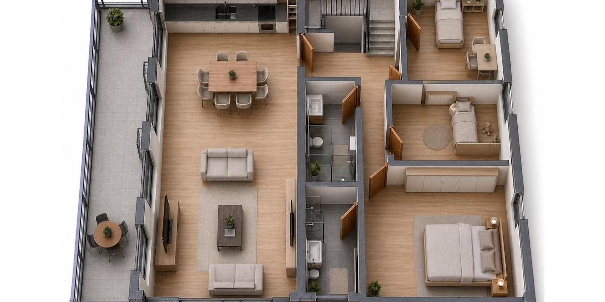 Erdgeschoßwohnung Sankt Augustin - 4 Zimmer, 170 m&sup2;, 2.960&euro; | Angebot:26315022