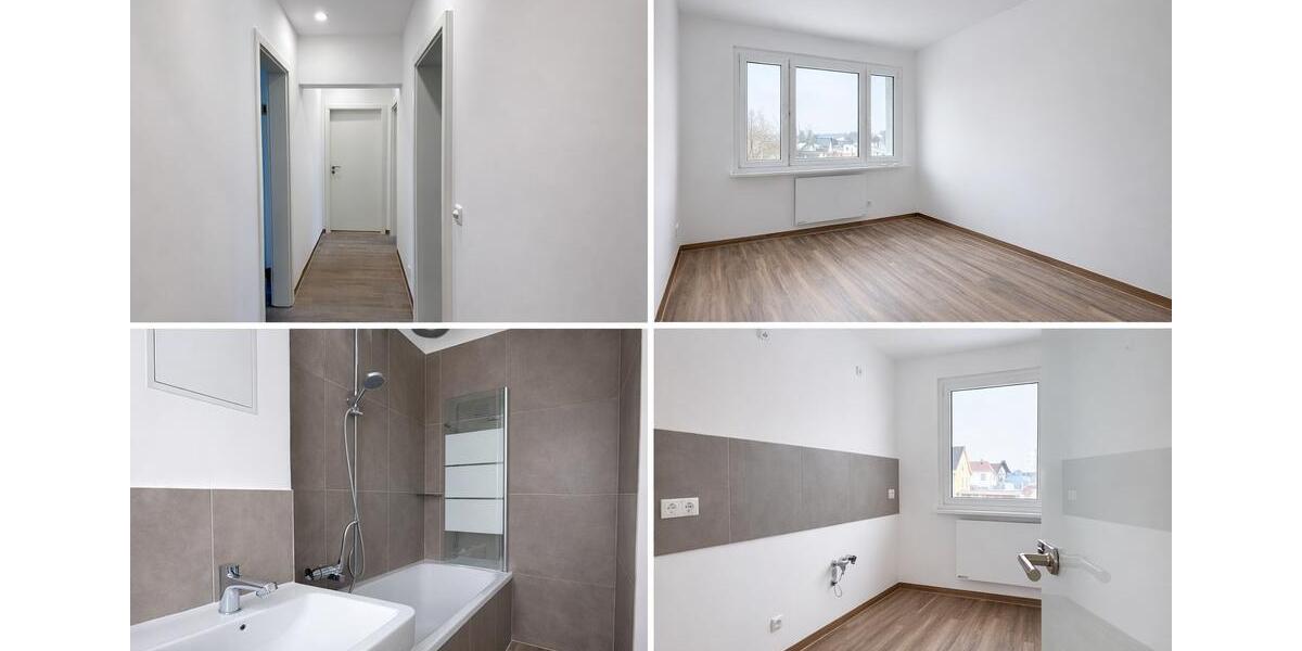 Etagenwohnung Frohburg - 3 Zimmer, 59 m&sup2;, 531&euro; | Angebot:23843422