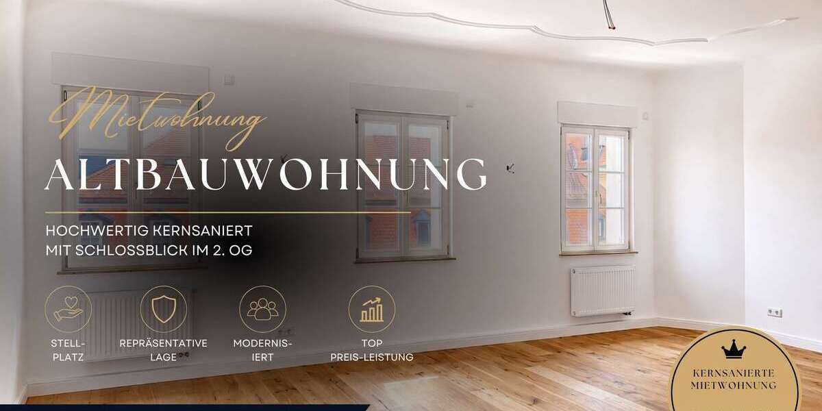 Etagenwohnung Bayreuth City - 3.5 Zimmer, 125 m&sup2;, 1.813&euro; | Angebot:27274835