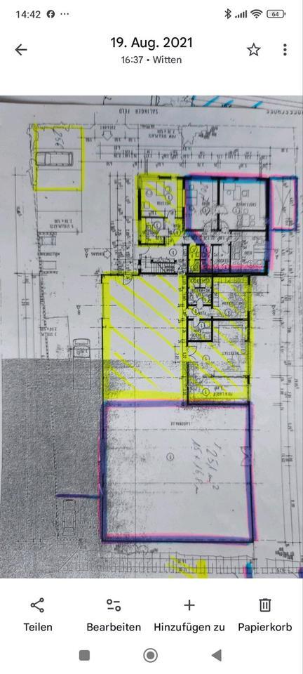 Gewerbehalle in Witten - Annen mit Empore und Nebenräume
