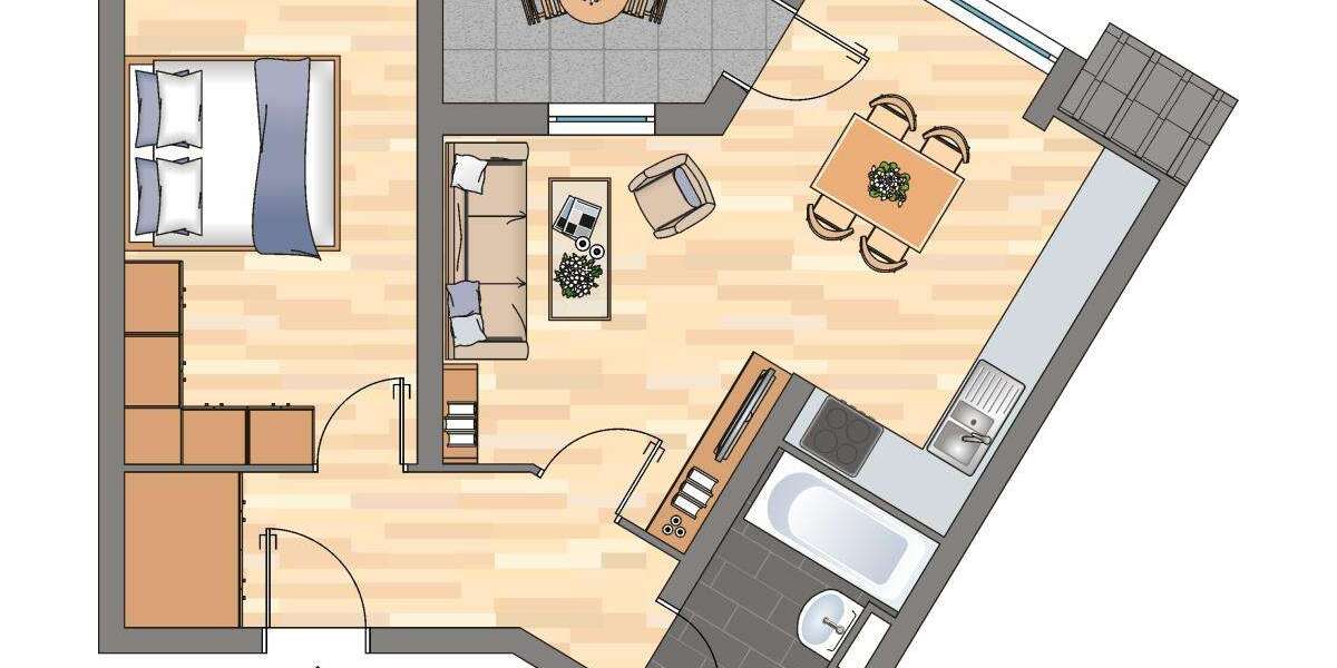 Etagenwohnung Bobenheim-Roxheim Roxheim - 1 Zimmer, 47 m&sup2;, 408&euro; | Angebot:26919599