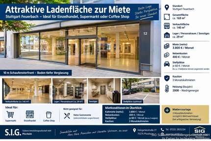 Gewerbeobjekt Stuttgart - Feuerbach Feuerbach - 3.800&euro; | Angebot:27729365