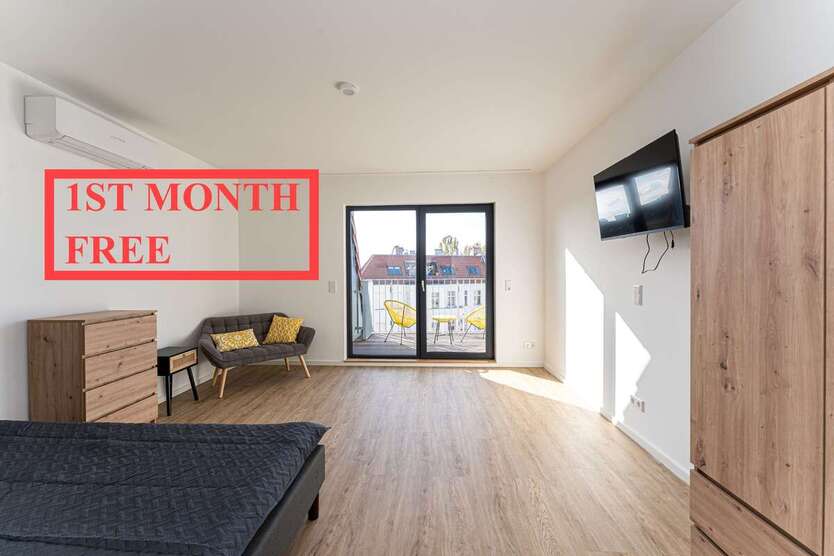 Wohnung zum Mieten in Berlin 1.149 € 31.3 m² 1 zimmer