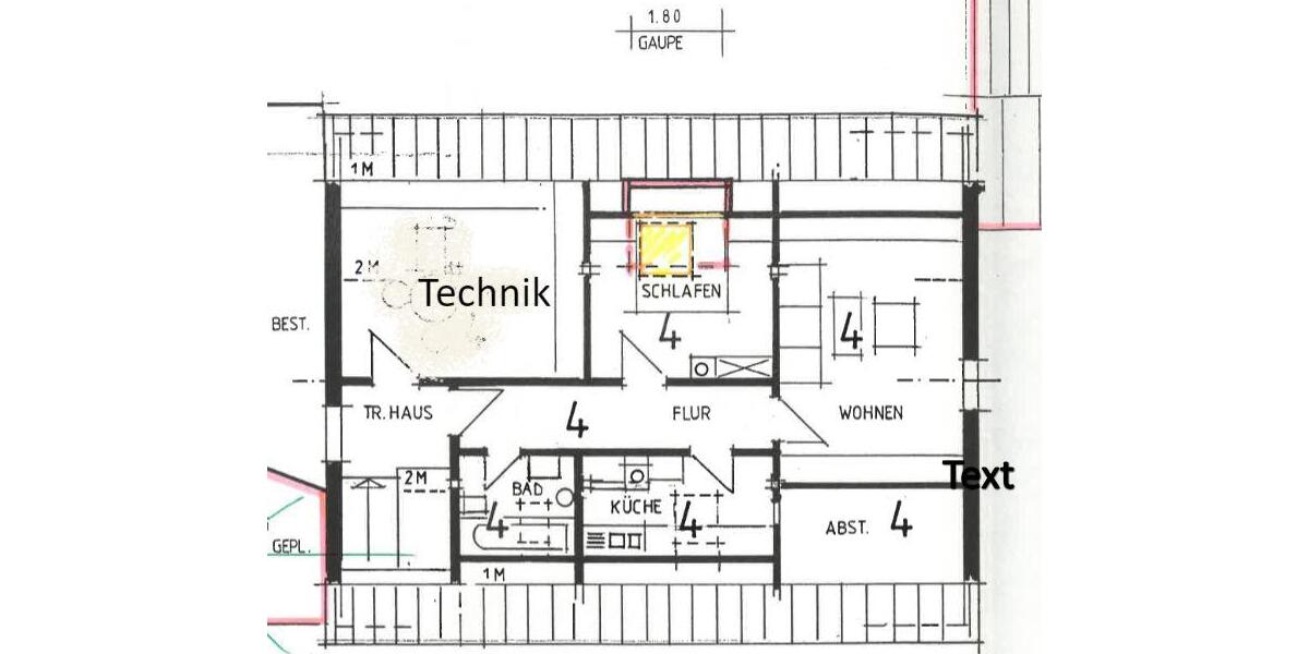 Dachgeschoßwohnung Sigmaringen - 2 Zimmer, 45 m&sup2;, 600&euro; | Angebot:26553616