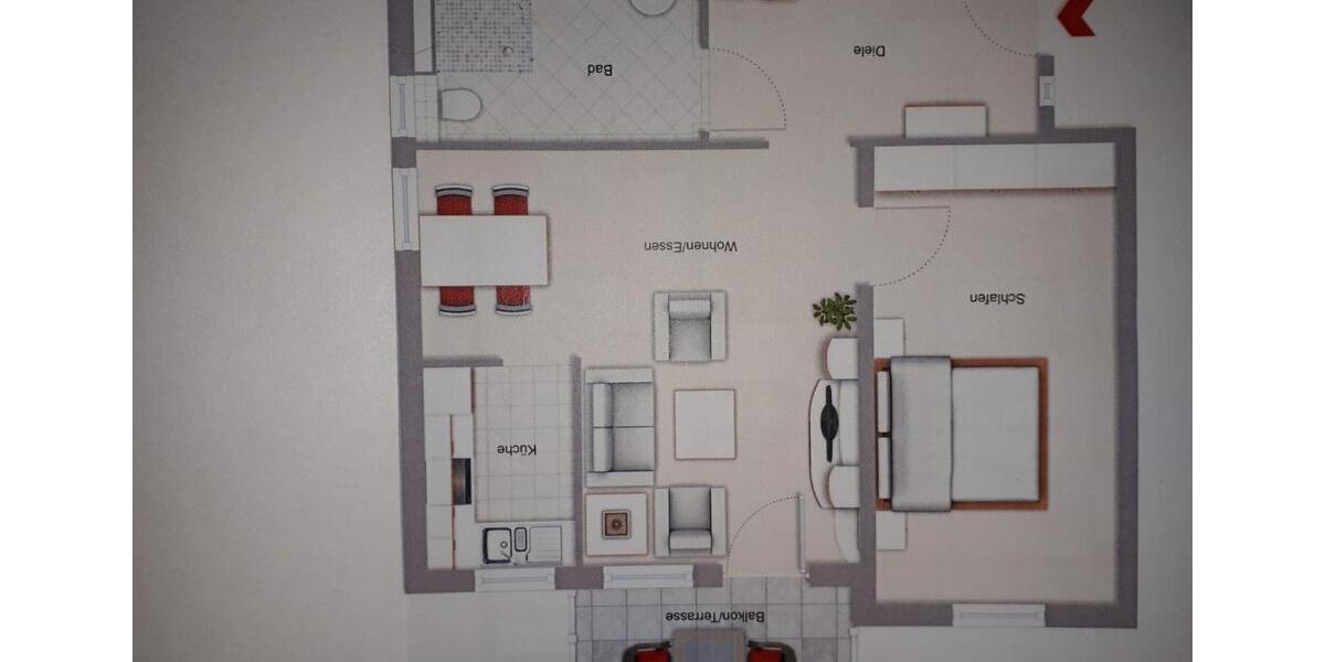Etagenwohnung Wertheim - 1 Zimmer, 64 m&sup2;, 660&euro; | Angebot:26617471