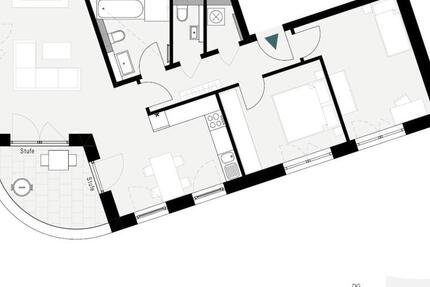 Wohnung Crailsheim - 3 Zimmer, 84 m&sup2;, 1.000&euro; | Angebot:24770676