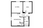 Etagenwohnung Ludwigshafen am Rhein Parkinsel - 2.5 Zimmer, 59 m&sup2;, 628&euro; | Angebot:26671679