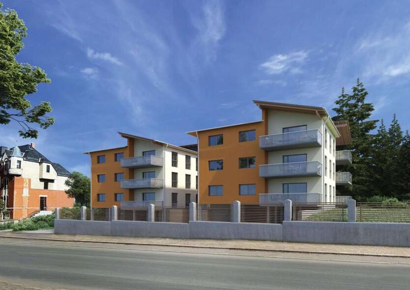 3-Raum-WE Neubau - Erstbezug - Kaminofen - gr. Terrasse, Pkw-Stellplatz