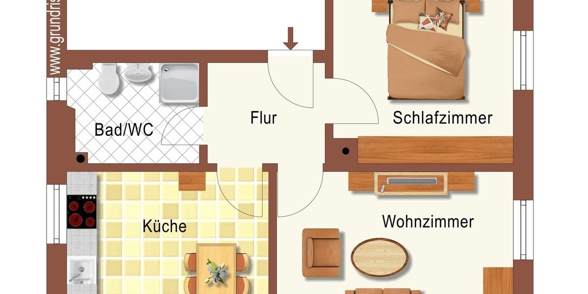 Neu sanierte 2-Raum Dachgeschoss-Wohnung in ruhiger Lage von Markersorf 2 zimmer