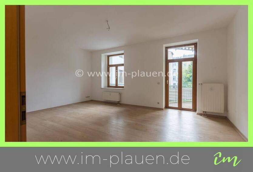Plauen-Haselbrunn: Günstige 2-Zimmerwohnung mit Balkon & EBK