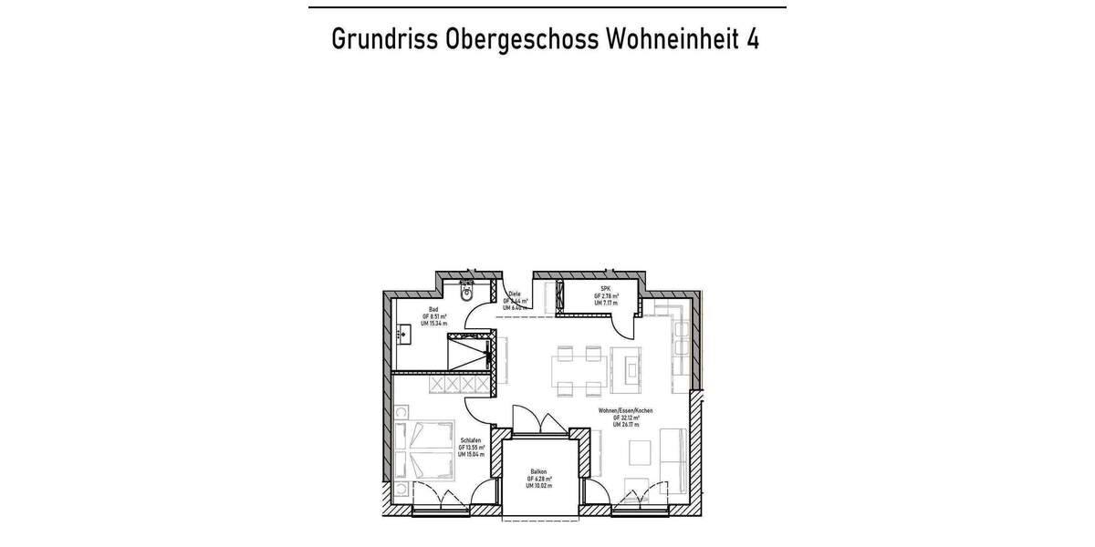 Etagenwohnung Konz Obermennig - 2 Zimmer, 61 m&sup2;, 740&euro; | Angebot:26684528