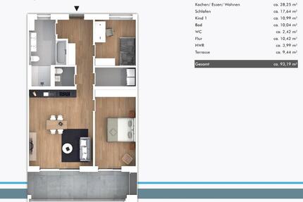 Wohnung 12 Neubau Erstbezug Modern, luxuriös 4 zimmer