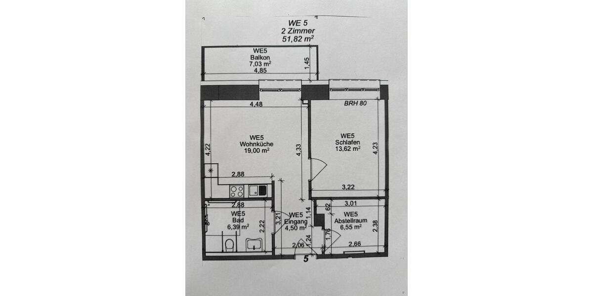 Etagenwohnung Krefeld Hülser Berg - 2 Zimmer, 50 m&sup2;, 850&euro; | Angebot:26577578