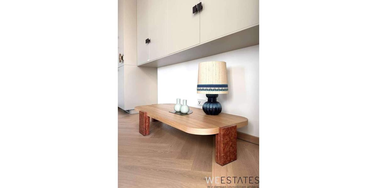 Exklusiv vollmöbliert: Design-Wohnung mit 2 Zimmern und Tageslichtbad am See 2 zimmer