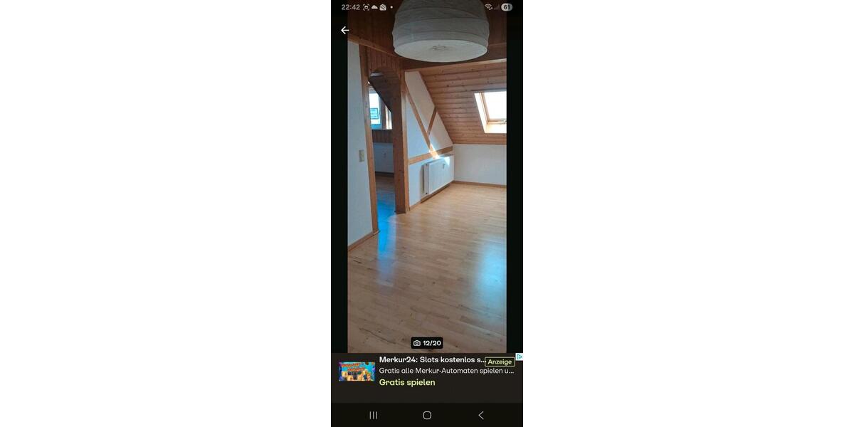 Dachgeschoßwohnung Eisenach - 4 Zimmer, 100 m&sup2;, 1.150&euro; | Angebot:25944545