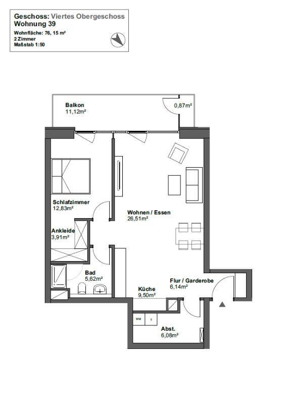 Hochwertige 2-Zimmer-NeubauWohnung in der Altstadt