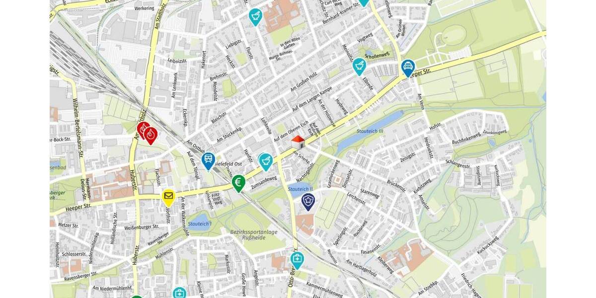 Gewerbeobjekt Bielefeld Innenstadt - 2 Zimmer, 86 m&sup2;, 860&euro; | Angebot:26174514