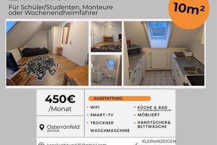 WG-ZimmerWohnung für Studierende MonteurzimmerZimmer 3 zimmer