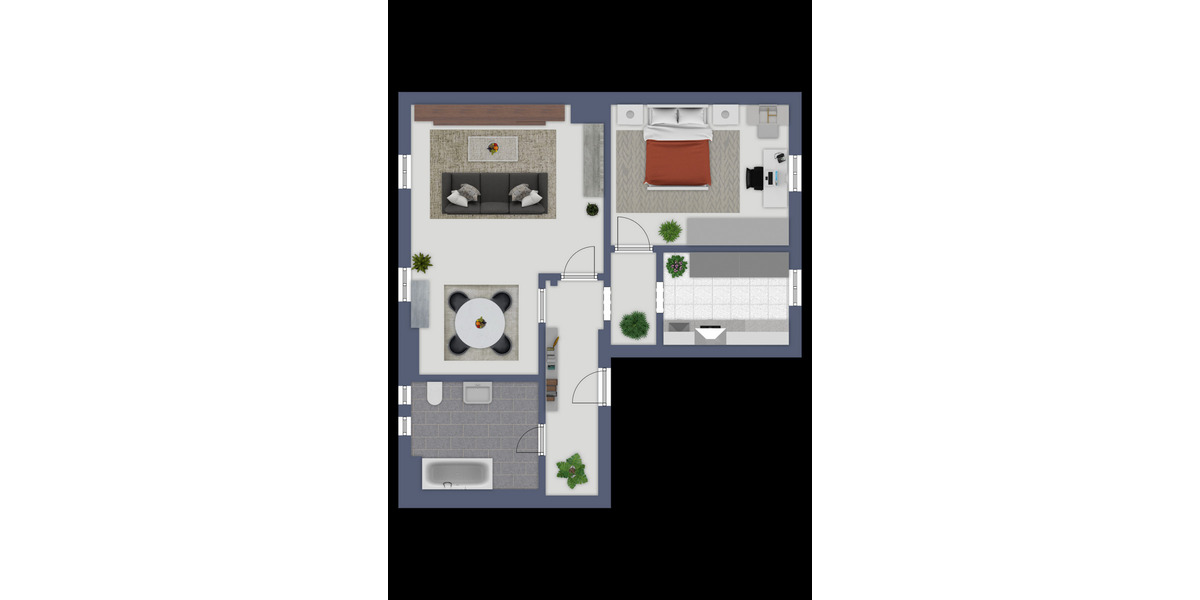 Etagenwohnung Lutherstadt Wittenberg - 2 Zimmer, 59 m&sup2;, 369&euro; | Angebot:25699738