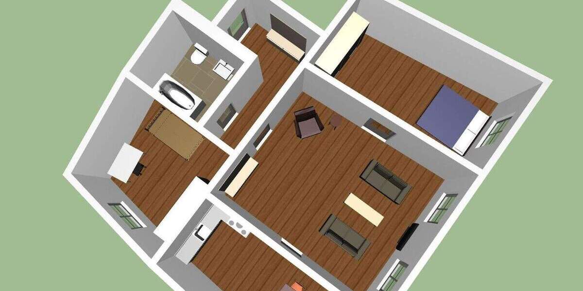 Etagenwohnung Straubung Straubing - 4 Zimmer, 84 m&sup2;, 820&euro; | Angebot:25711106