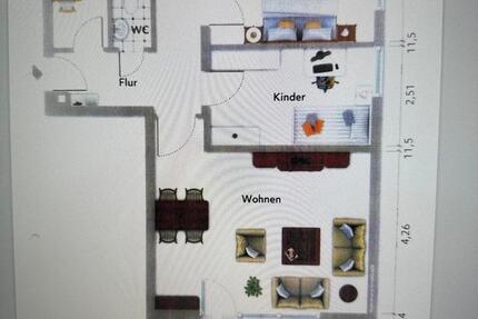 Wohnung Neu-Ulm Burlafingen - 3 Zimmer, 75 m&sup2;, 1.200&euro; | Angebot:26704329