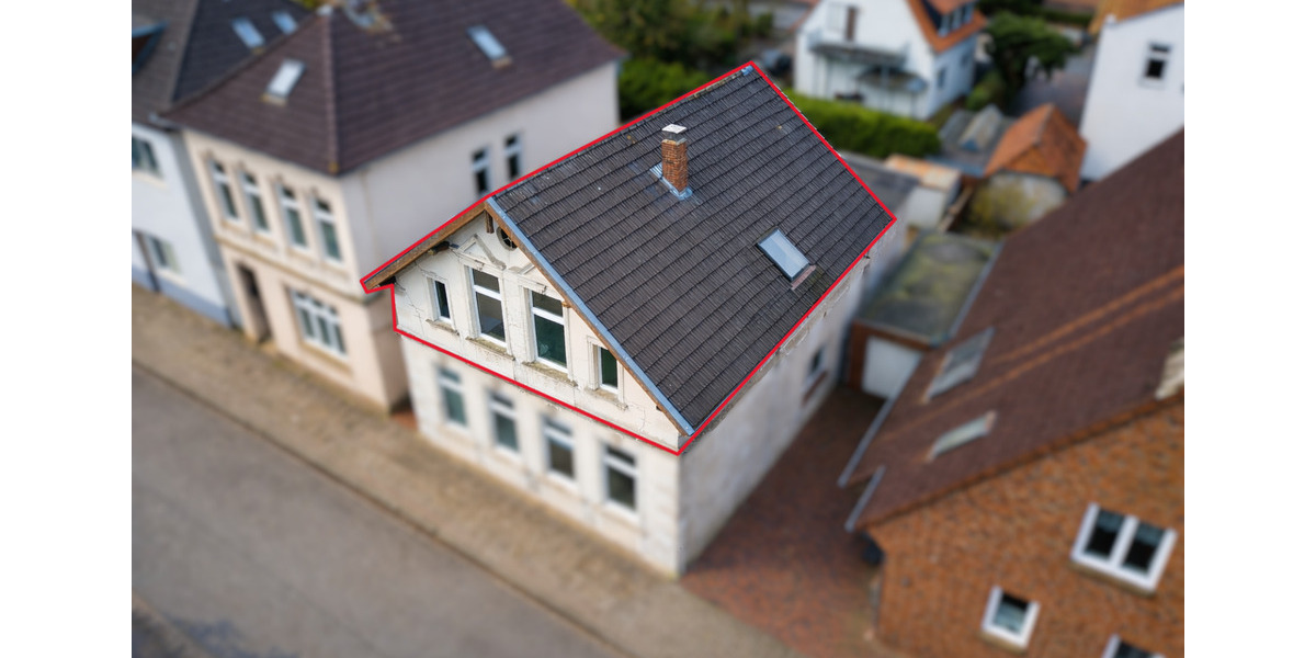 Dachgeschoßwohnung Brake (Unterweser) - 5 Zimmer, 77 m&sup2;, 600&euro; | Angebot:25654535