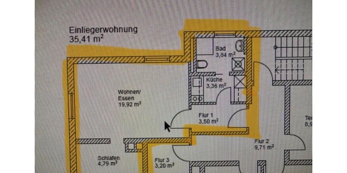 Etagenwohnung Ergolding - 1.5 Zimmer, 36 m&sup2;, 750&euro; | Angebot:24649704