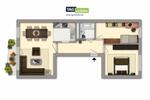 Etagenwohnung Gotha - 3 Zimmer, 59 m&sup2;, 360&euro; | Angebot:26563043