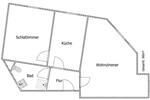Hochparterre Waldheim - 2 Zimmer, 66 m&sup2;, 330&euro; | Angebot:25649737