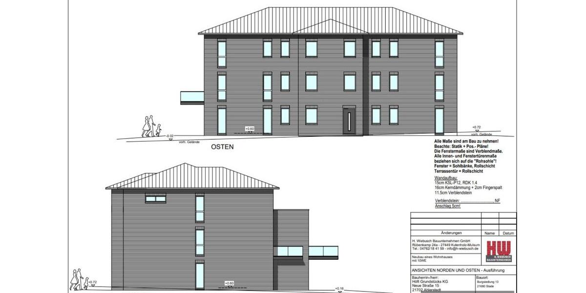 Etagenwohnung Stade - 3 Zimmer, 75 m&sup2;, 1.240&euro; | Angebot:25612640