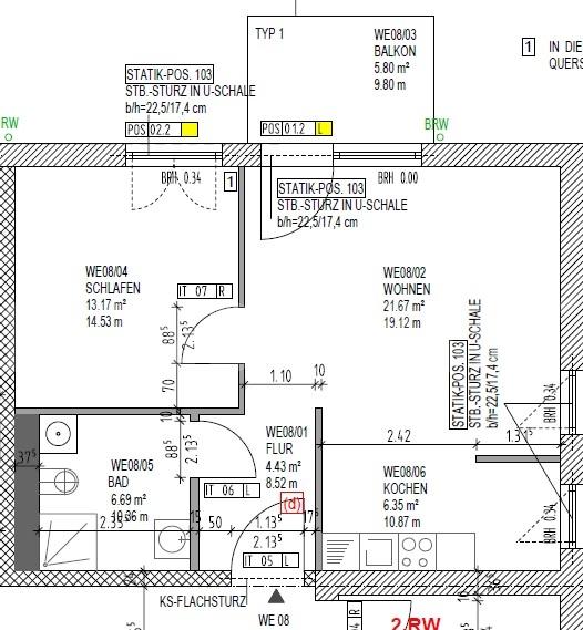 Etagenwohnung Neuenkirchen - 2 Zimmer, 61 m&sup2;, 583&euro; | Angebot:22567080