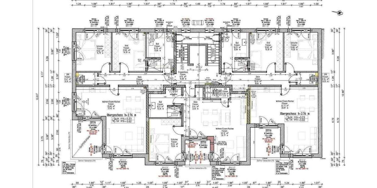 Etagenwohnung Konz Obermennig - 4 Zimmer, 90 m&sup2;, 1.100&euro; | Angebot:26684530