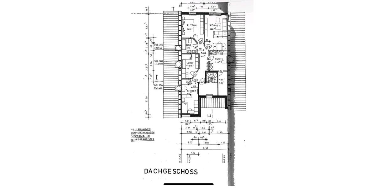 Dachgeschoßwohnung Hude (Oldenburg) - 4 Zimmer, 88 m&sup2;, 1.000&euro; | Angebot:26639349