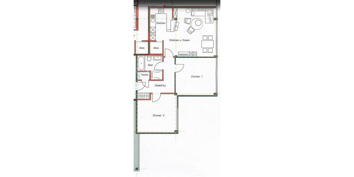 Etagenwohnung Paderborn - 3 Zimmer, 87 m&sup2;, 765&euro; | Angebot:26546125