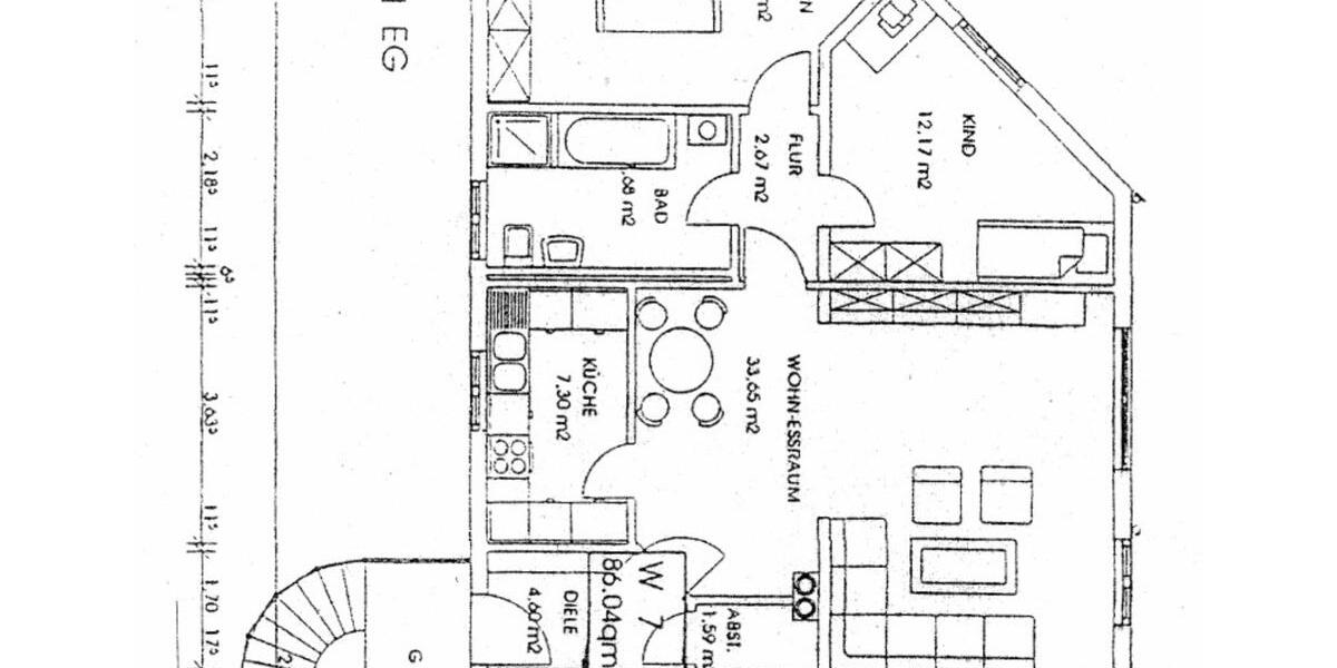 3 Zimmerwohnung mit Garten und Garage 3 zimmer