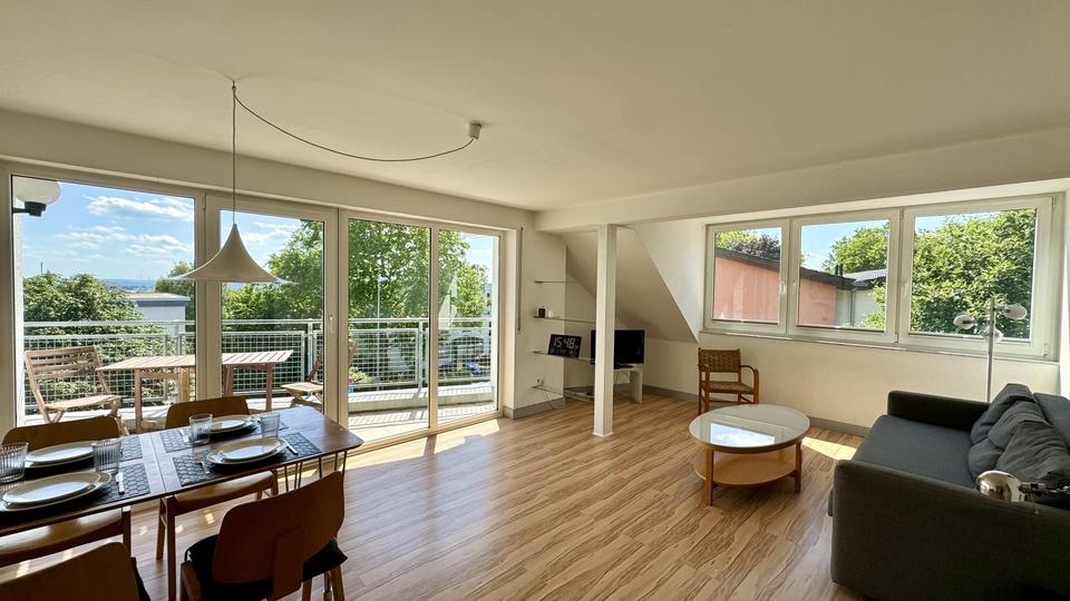 Maisonettenwohnung Wiesbaden Mainz-Amöneburg - 2 Zimmer, 75 m&sup2;, 1.500&euro; | Angebot:26442081