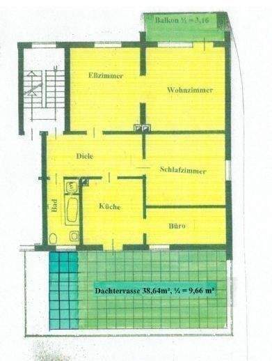 Etagenwohnung Trostberg Deinting - 3 Zimmer, 101 m&sup2;, 980&euro; | Angebot:26359593