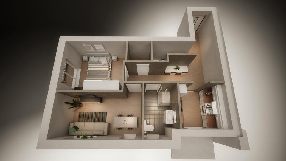 Etagenwohnung Oldenburg Ziegelhof - 1 Zimmer, 13 m&sup2;, 500&euro; | Angebot:26645766