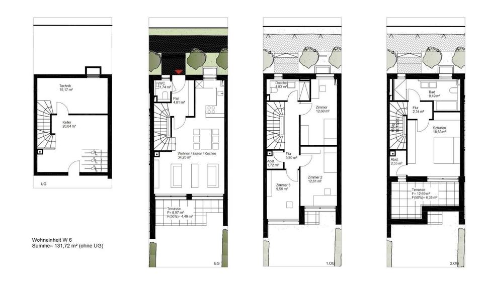 Etagenwohnung Frankfurt am Main Bergen-Enkheim - 5 Zimmer, 132 m&sup2;, 2.550&euro; | Angebot:24865268