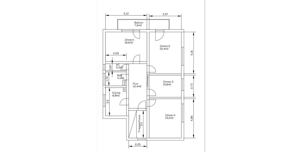 Etagenwohnung Dettingen an der Erms - 4 Zimmer, 110 m&sup2;, 950&euro; | Angebot:25942010