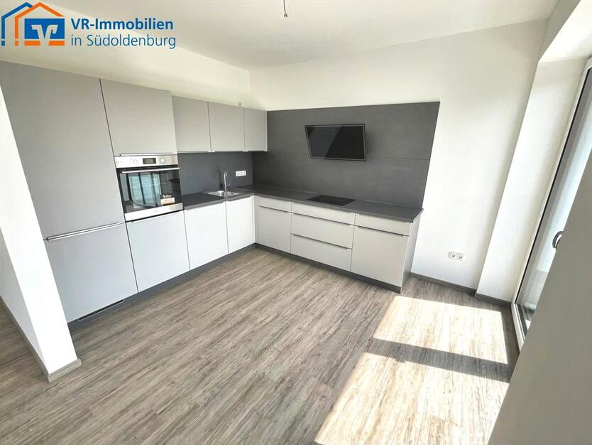 Neubau! Topmoderne Wohnung mit Küche und Balkon über Arztpraxis in Garrel!