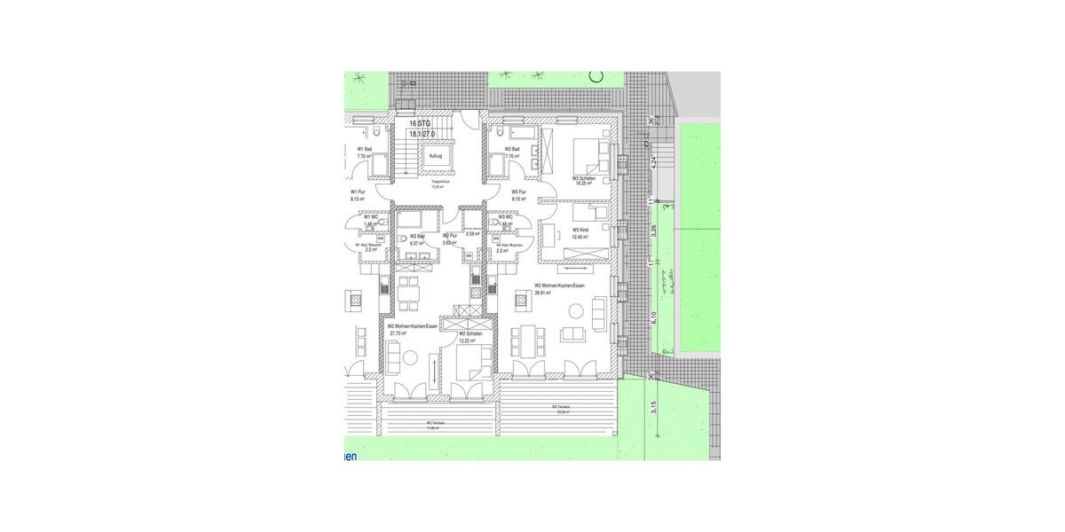 Erdgeschoßwohnung Mühldorf am Inn - 3 Zimmer, 99 m&sup2;, 1.460&euro; | Angebot:26670269