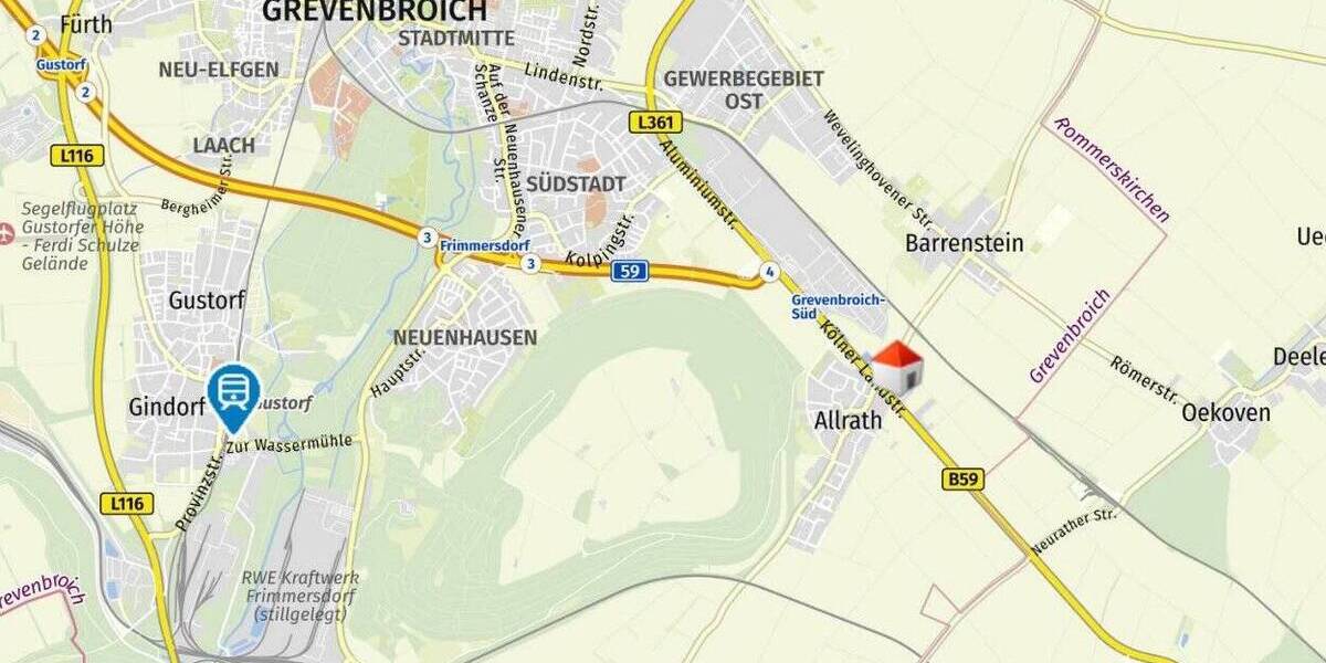 Gewerbeobjekt Grevenbroich / Allrath Allrath - 1.536&euro; | Angebot:23958625