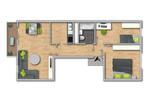 Dachgeschoßwohnung Eisenach - 3 Zimmer, 61 m&sup2;, 395&euro; | Angebot:26232466